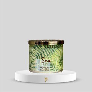 Vela Perfumada 3 Mechas Sea Grass de Bath & Body Works