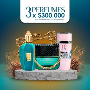 Promoción 3 Perfumes por $300.000